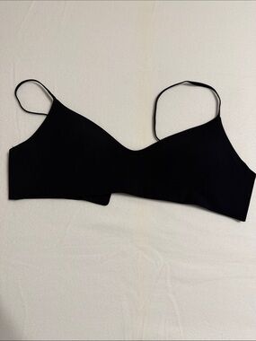 Aeropostale Black Seamless Bralette with Thin Straps-s5